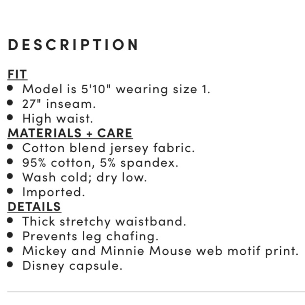 TORRID DISNEY MICKEY & MINNIE MOUSE WEB LEGGING - Picture 5 of 5